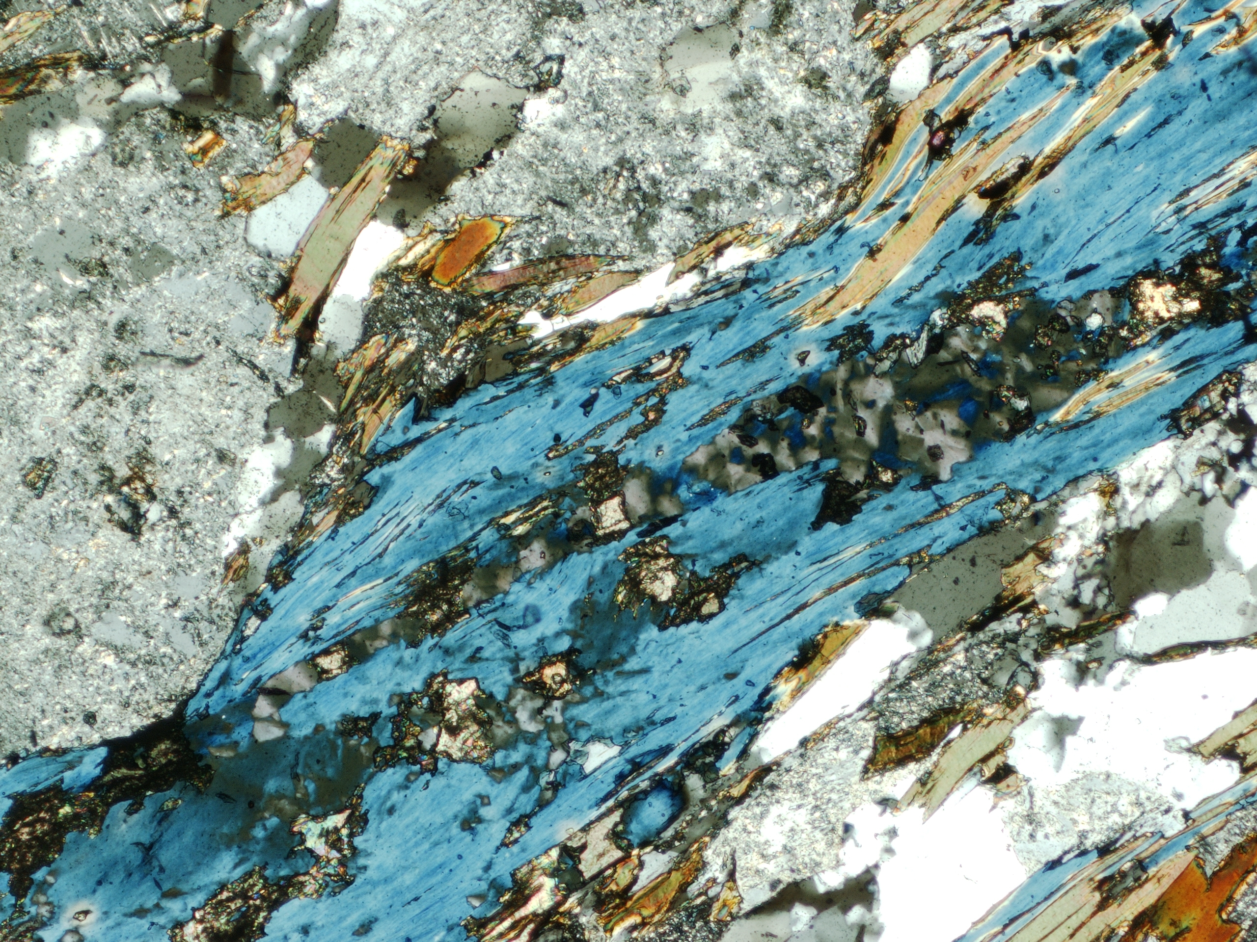 chlorite in thin section